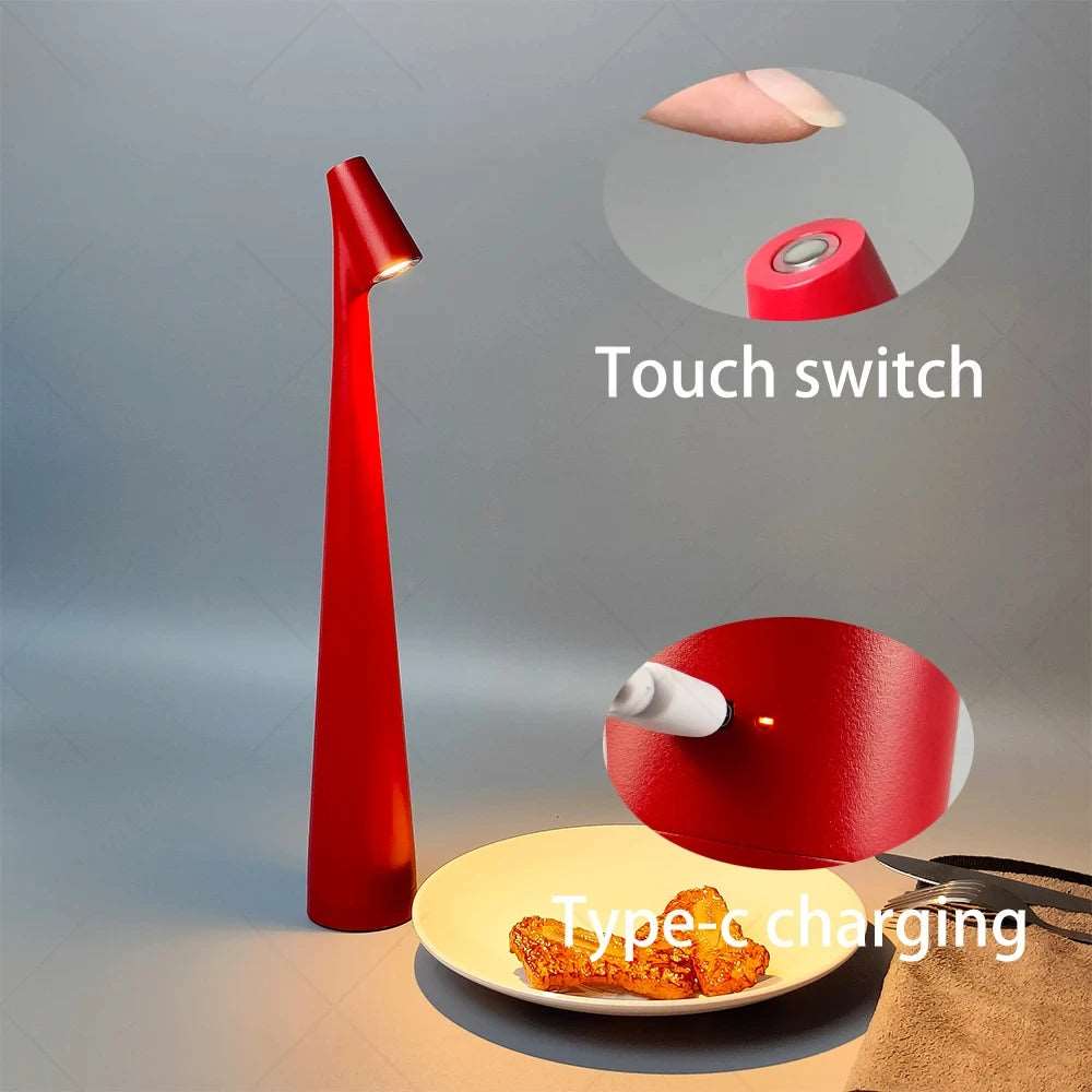 Creative High Foot Rechargeable Table lamp