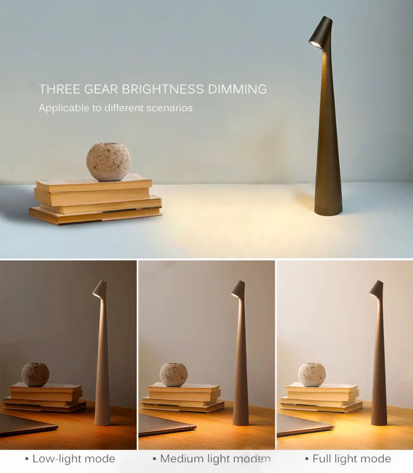 Creative High Foot Rechargeable Table lamp - Lustry lamp